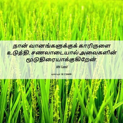 Picture 06 - ஏசாயா 50:3 TAMIRV - நான் - Bible Verse Picture