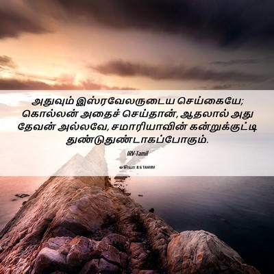 Picture 06 - ஓசியா 8:6 TAMIRV - அதுவும் - Bible Verse Picture
