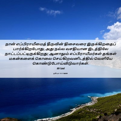 Picture 06 - ஓசியா 9:13 TAMIRV - நான் - Bible Verse Picture