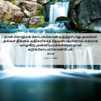 Picture 06 - சகரியா 1:15 TAMIRV - நான் கொஞ்சங் - Bible Verse Picture