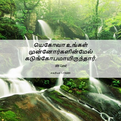 Picture 06 - சகரியா 1:2 TAMIRV - யெகோவா உங்கள் - Bible Verse Picture
