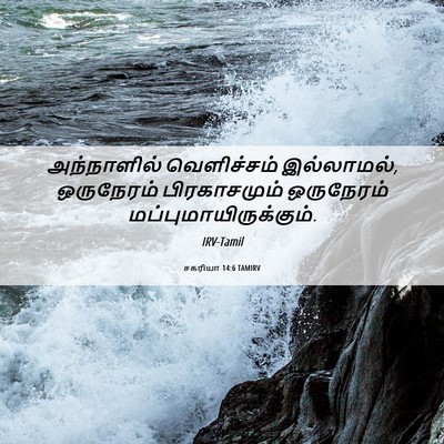 Picture 06 - சகரியா 14:6 TAMIRV - அந்நாளில் - Bible Verse Picture