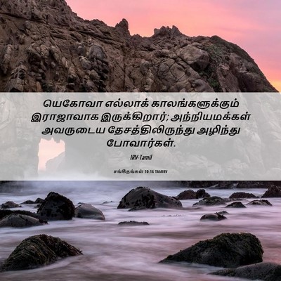 Picture 06 - சங்கீதங்கள் 10:16 TAMIRV - யெகோவா எல்லாக் - Bible Verse Picture