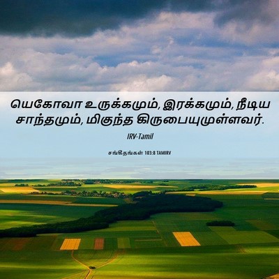 Picture 06 - சங்கீதங்கள் 103:8 TAMIRV - யெகோவா - Bible Verse Picture