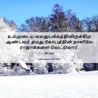 Picture 06 - சங்கீதங்கள் 110:5 TAMIRV - உம்முடைய - Bible Verse Picture