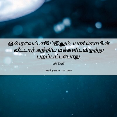 Picture 06 - சங்கீதங்கள் 114:1 TAMIRV - இஸ்ரவேல் - Bible Verse Picture