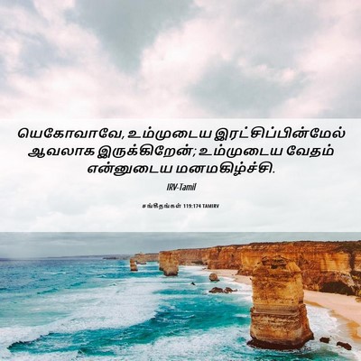 Picture 06 - சங்கீதங்கள் 119:174 TAMIRV - யெகோவாவே, - Bible Verse Picture