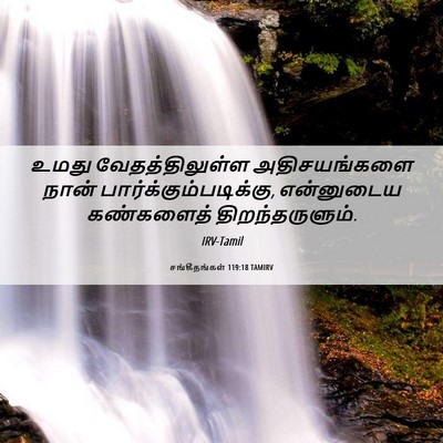 Picture 06 - சங்கீதங்கள் 119:18 TAMIRV - உமது வேதத்திலுள்ள - Bible Verse Picture