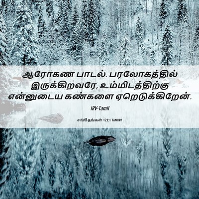 Picture 06 - சங்கீதங்கள் 123:1 TAMIRV - ஆரோகண பாடல். - Bible Verse Picture