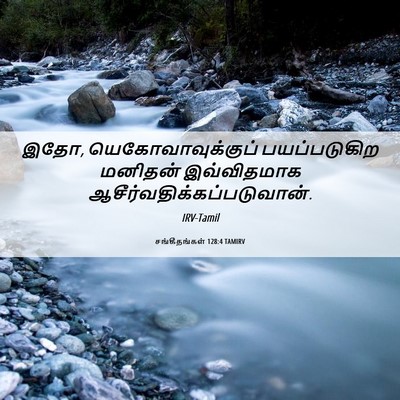 Picture 06 - சங்கீதங்கள் 128:4 TAMIRV - இதோ, - Bible Verse Picture