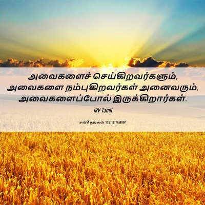 Picture 06 - சங்கீதங்கள் 135:18 TAMIRV - அவைகளைச் - Bible Verse Picture