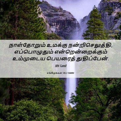 Picture 06 - சங்கீதங்கள் 145:2 TAMIRV - நாள்தோறும் உமக்கு - Bible Verse Picture