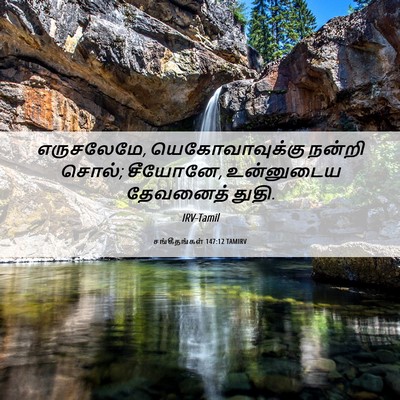 Picture 06 - சங்கீதங்கள் 147:12 TAMIRV - எருசலேமே, - Bible Verse Picture