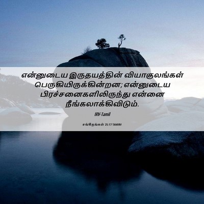 Picture 06 - சங்கீதங்கள் 25:17 TAMIRV - என்னுடைய - Bible Verse Picture