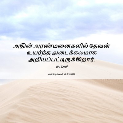 Picture 06 - சங்கீதங்கள் 48:3 TAMIRV - அதின் - Bible Verse Picture