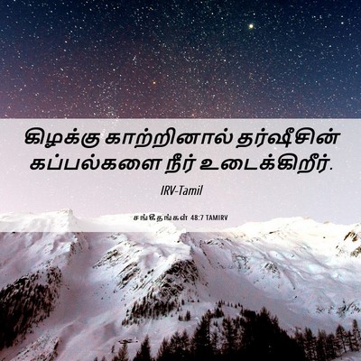 Picture 06 - சங்கீதங்கள் 48:7 TAMIRV - கிழக்கு - Bible Verse Picture