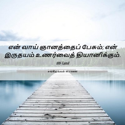 Picture 06 - சங்கீதங்கள் 49:3 TAMIRV - என் வாய் - Bible Verse Picture