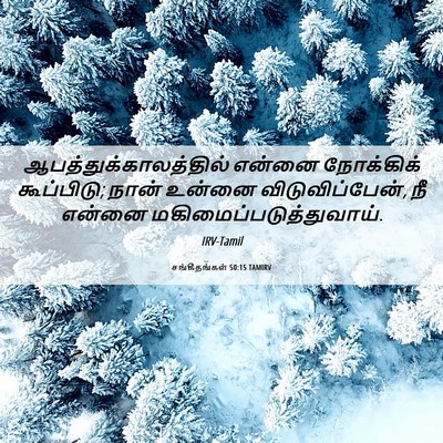 Picture 06 - சங்கீதங்கள் 50:15 TAMIRV -  - Bible Verse Picture