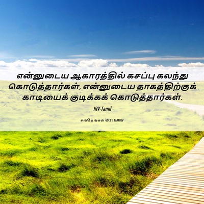 Picture 06 - சங்கீதங்கள் 69:21 TAMIRV - என்னுடைய - Bible Verse Picture
