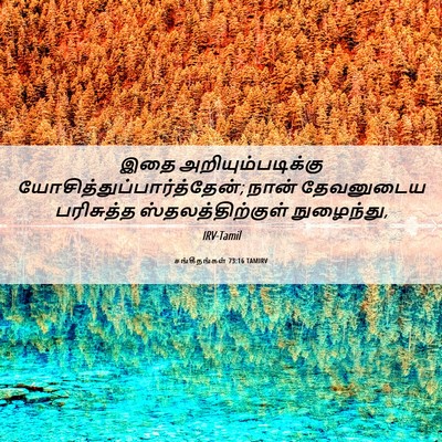 Picture 06 - சங்கீதங்கள் 73:16 TAMIRV - இதை - Bible Verse Picture