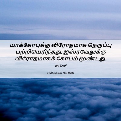 Picture 06 - சங்கீதங்கள் 78:22 TAMIRV - யாக்கோபுக்கு - Bible Verse Picture