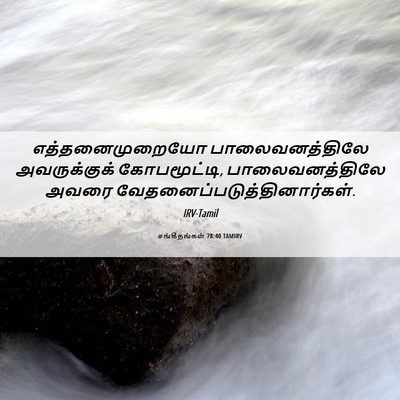 Picture 06 - சங்கீதங்கள் 78:40 TAMIRV - எத்தனைமுறையோ - Bible Verse Picture