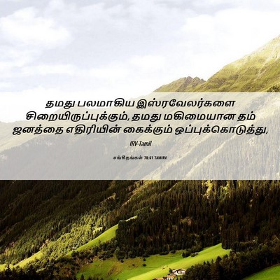 Picture 06 - சங்கீதங்கள் 78:61 TAMIRV - தமது பலமாகிய - Bible Verse Picture
