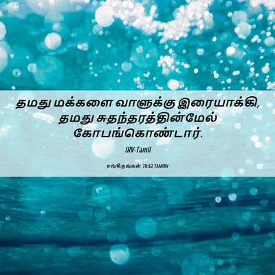 Picture 06 - சங்கீதங்கள் 78:62 TAMIRV - தமது மக்களை - Bible Verse Picture