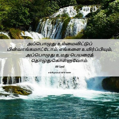 Picture 06 - சங்கீதங்கள் 80:18 TAMIRV - அப்பொழுது - Bible Verse Picture