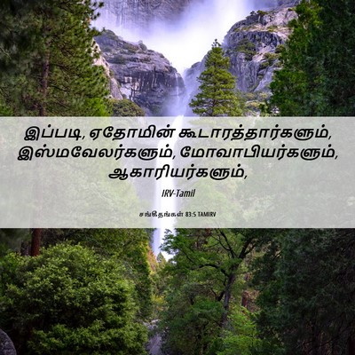 Picture 06 - சங்கீதங்கள் 83:5 TAMIRV - இப்படி, ஏதோமின் - Bible Verse Picture