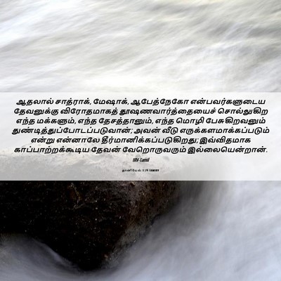 Picture 06 - தானியேல் 3:29 TAMIRV - ஆதலால் சாத்ராக், - Bible Verse Picture