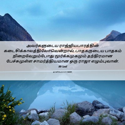 Picture 06 - தானியேல் 8:23 TAMIRV - அவர்களுடைய - Bible Verse Picture