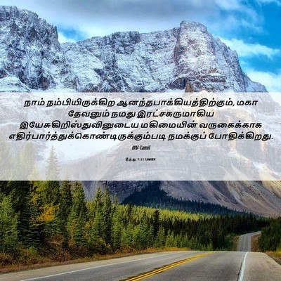 Picture 06 - தீத்து 2:13 TAMIRV - நாம் - Bible Verse Picture