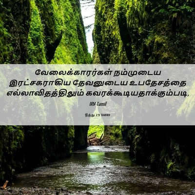 Picture 06 - தீத்து 2:9 TAMIRV - வேலைக்காரர்கள் - Bible Verse Picture