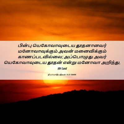 Picture 06 - நியாயாதிபதிகள் 13:21 TAMIRV - பின்பு - Bible Verse Picture