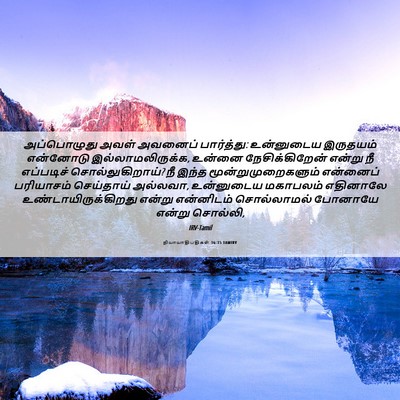 Picture 06 - நியாயாதிபதிகள் 16:15 TAMIRV - அப்பொழுது அவள் - Bible Verse Picture