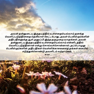 Picture 06 - நியாயாதிபதிகள் 16:18 TAMIRV - அவன் தன்னுடைய - Bible Verse Picture