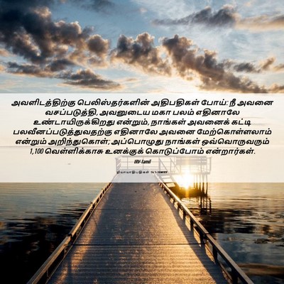 Picture 06 - நியாயாதிபதிகள் 16:5 TAMIRV - அவளிடத்திற்கு - Bible Verse Picture