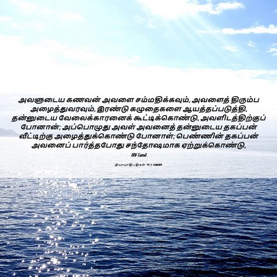 Picture 06 - நியாயாதிபதிகள் 19:3 TAMIRV - அவளுடைய கணவன் - Bible Verse Picture