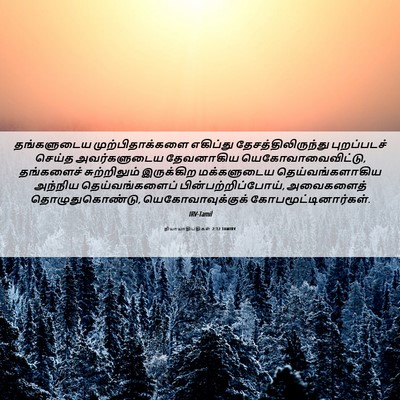 Picture 06 - நியாயாதிபதிகள் 2:12 TAMIRV - தங்களுடைய - Bible Verse Picture