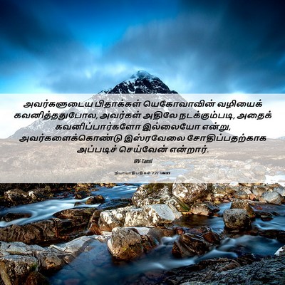 Picture 06 - நியாயாதிபதிகள் 2:22 TAMIRV - அவர்களுடைய - Bible Verse Picture