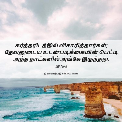 Picture 06 - நியாயாதிபதிகள் 20:27 TAMIRV - கர்த்தரிடத்தில் - Bible Verse Picture