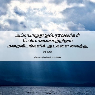 Picture 06 - நியாயாதிபதிகள் 20:29 TAMIRV - அப்பொழுது - Bible Verse Picture