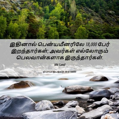 Picture 06 - நியாயாதிபதிகள் 20:44 TAMIRV - இதினால் - Bible Verse Picture