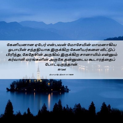Picture 06 - நியாயாதிபதிகள் 4:11 TAMIRV - கேனியனான ஏபேர் - Bible Verse Picture