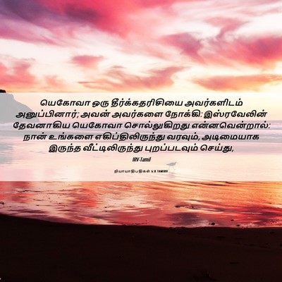 Picture 06 - நியாயாதிபதிகள் 6:8 TAMIRV - யெகோவா ஒரு - Bible Verse Picture