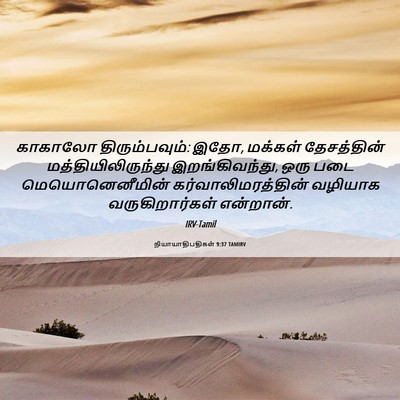 Picture 06 - நியாயாதிபதிகள் 9:37 TAMIRV - காகாலோ - Bible Verse Picture