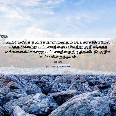 Picture 06 - நியாயாதிபதிகள் 9:45 TAMIRV - அபிமெலேக்கு அந்த - Bible Verse Picture