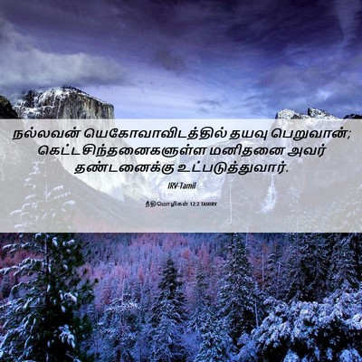 Picture 06 - நீதிமொழிகள் 12:2 TAMIRV - நல்லவன் - Bible Verse Picture