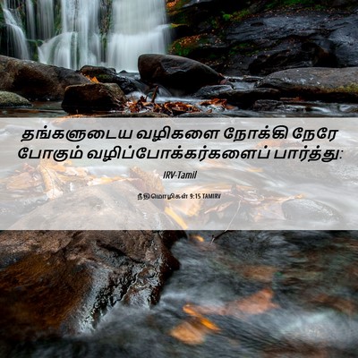 Picture 06 - நீதிமொழிகள் 9:15 TAMIRV - தங்களுடைய வழிகளை - Bible Verse Picture